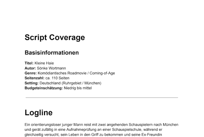 deliver expert story feedback and developmental critique